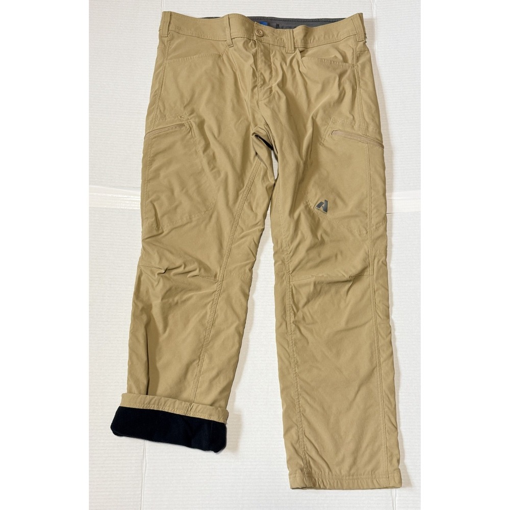 EDDIE BAUER First Ascent - Men's Fleece Lined Hiking Pants - Size 38x32